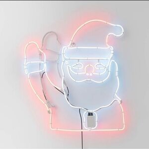Wondershop neon style waving Santa clause! rare and sold out at target!